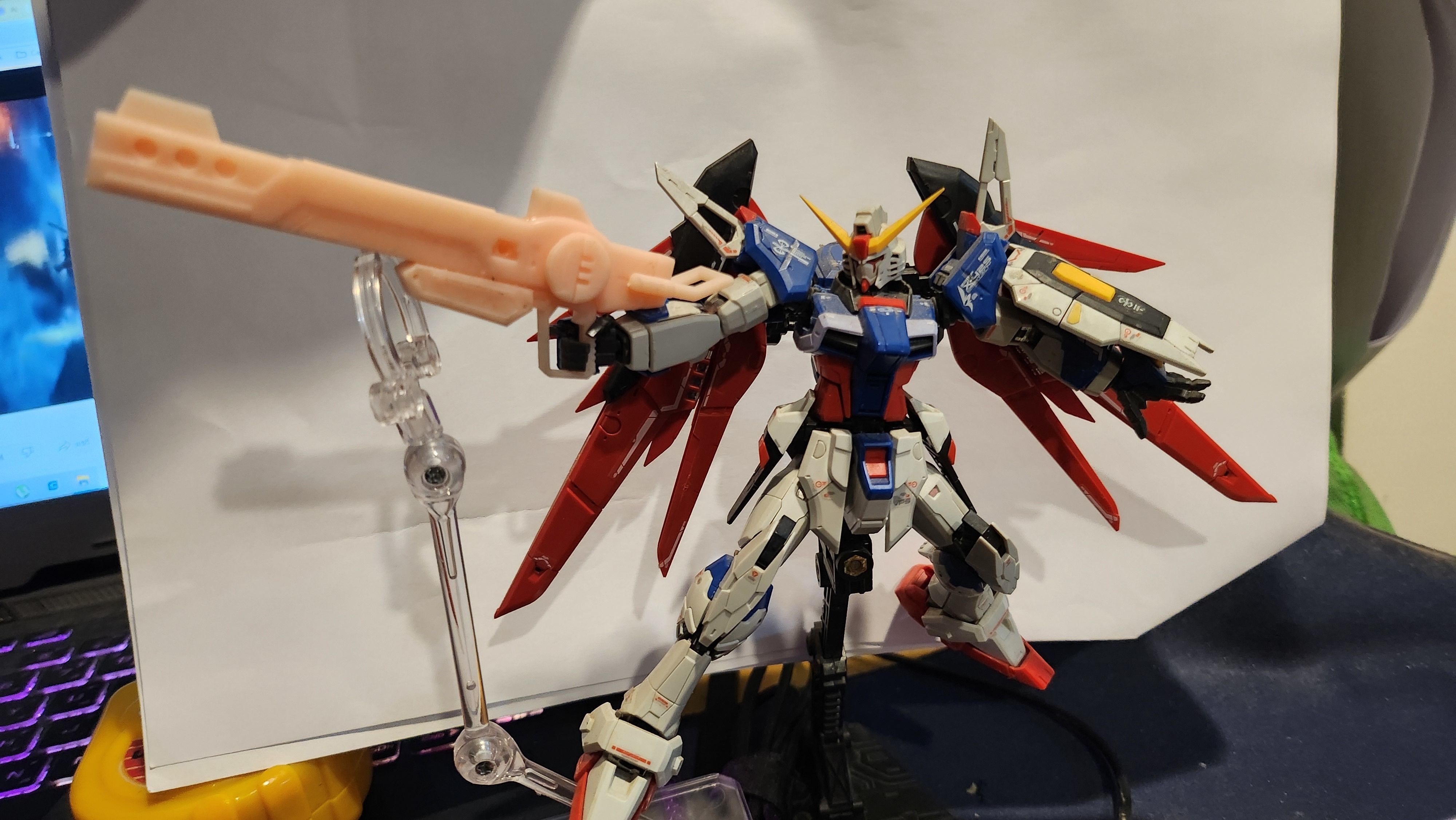 Destiny Gundam Spec II Rifle from gundam seed freedom 3D print model_8