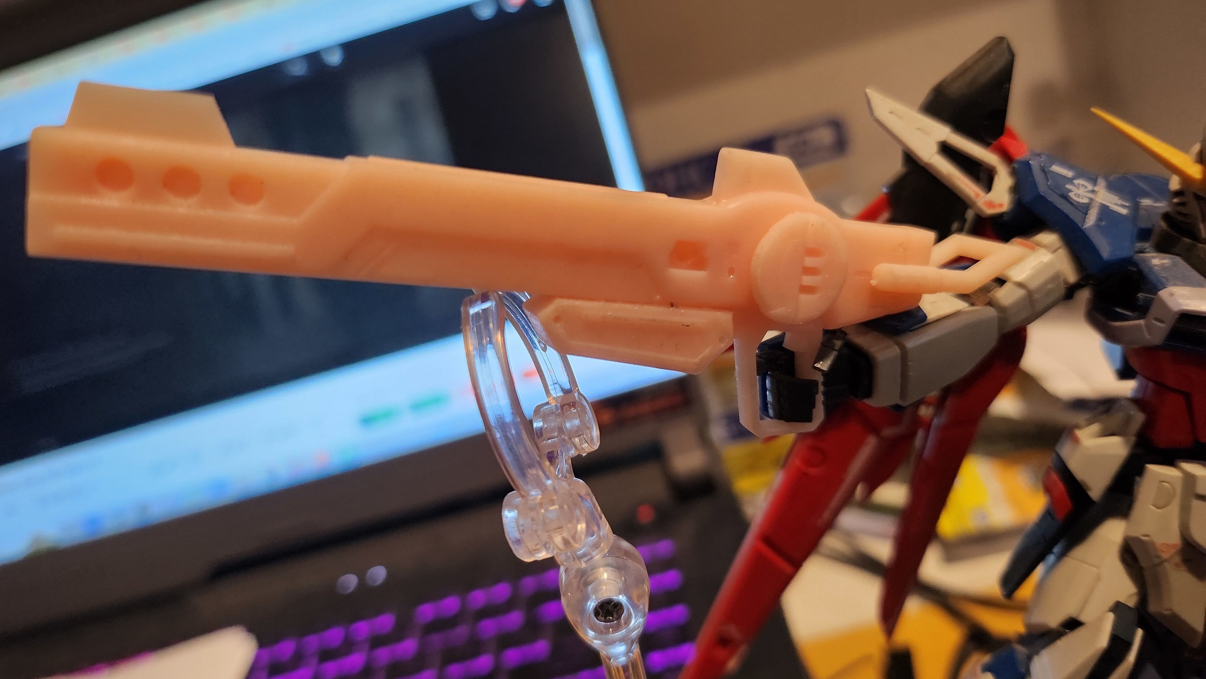 Destiny Gundam Spec II Rifle from gundam seed freedom 3D print model_12