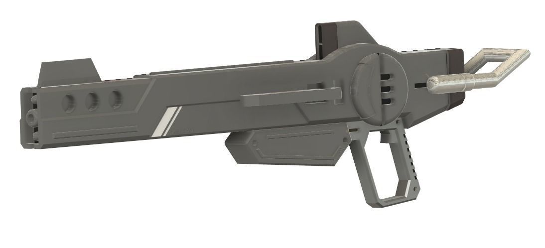 Destiny Gundam Spec II Rifle from gundam seed freedom 3D print model_10