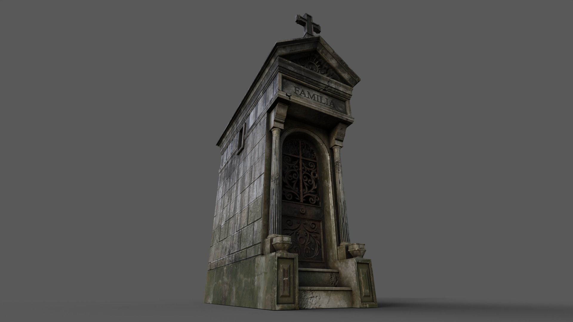 The Cemetery Pack Low-poly 3D model_44