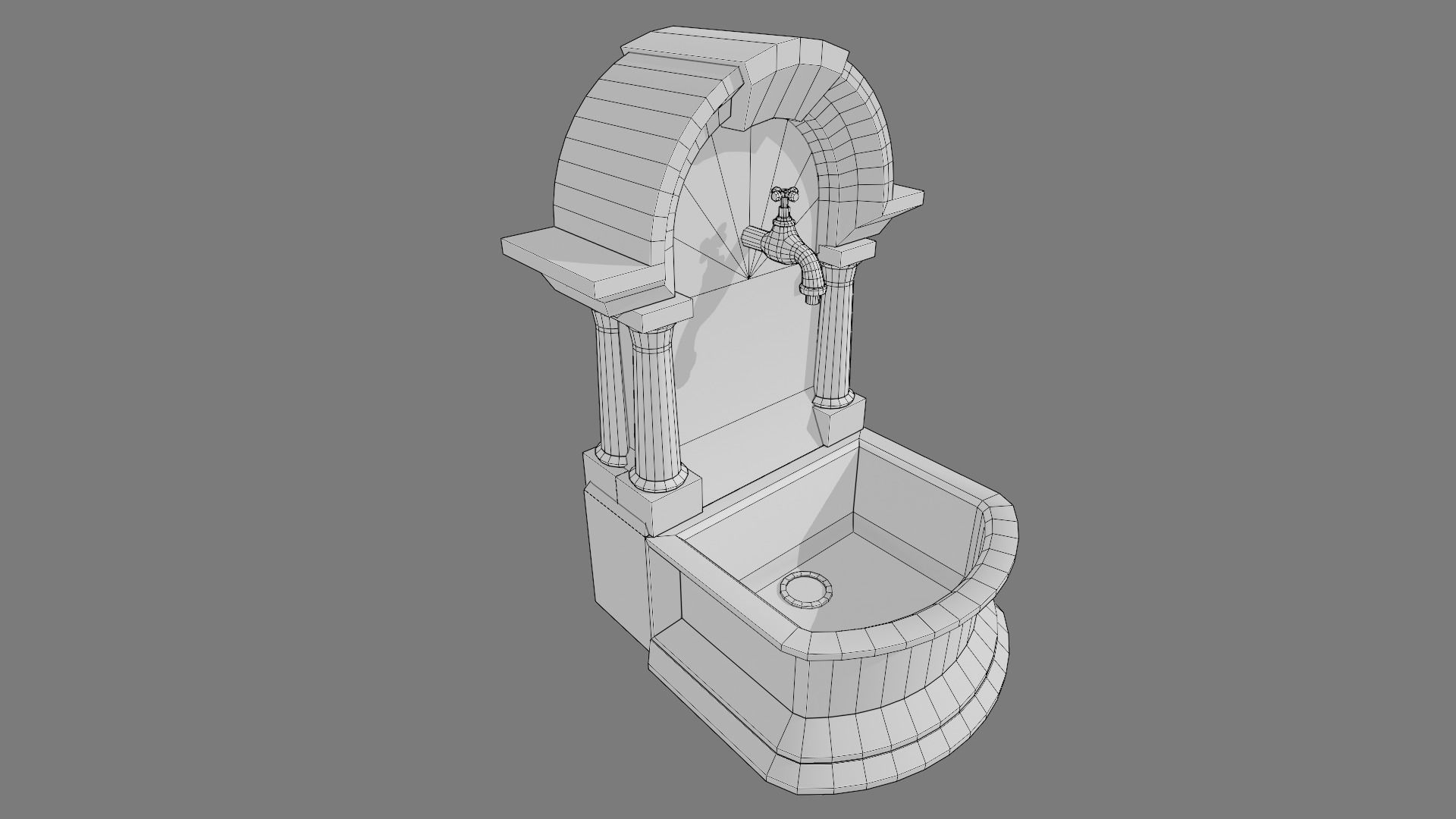 The Cemetery Pack Low-poly 3D model_106