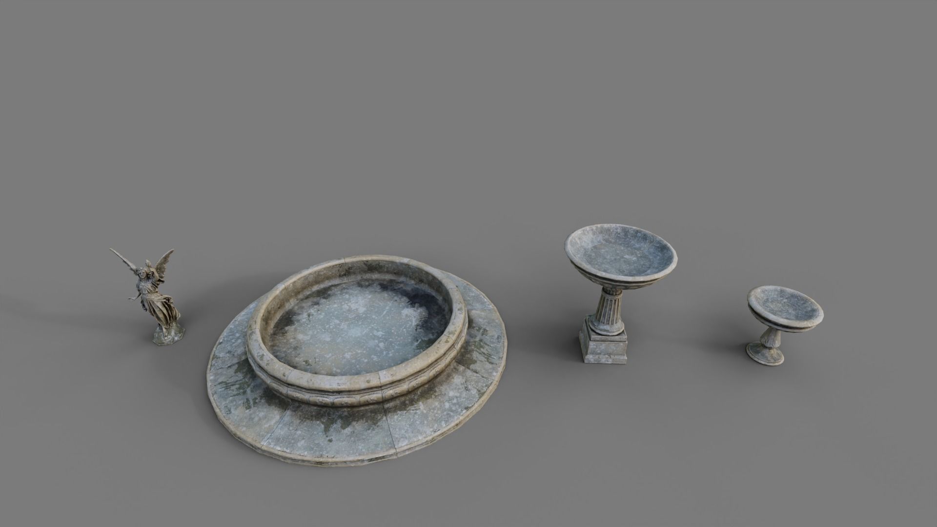 The Cemetery Pack Low-poly 3D model_100