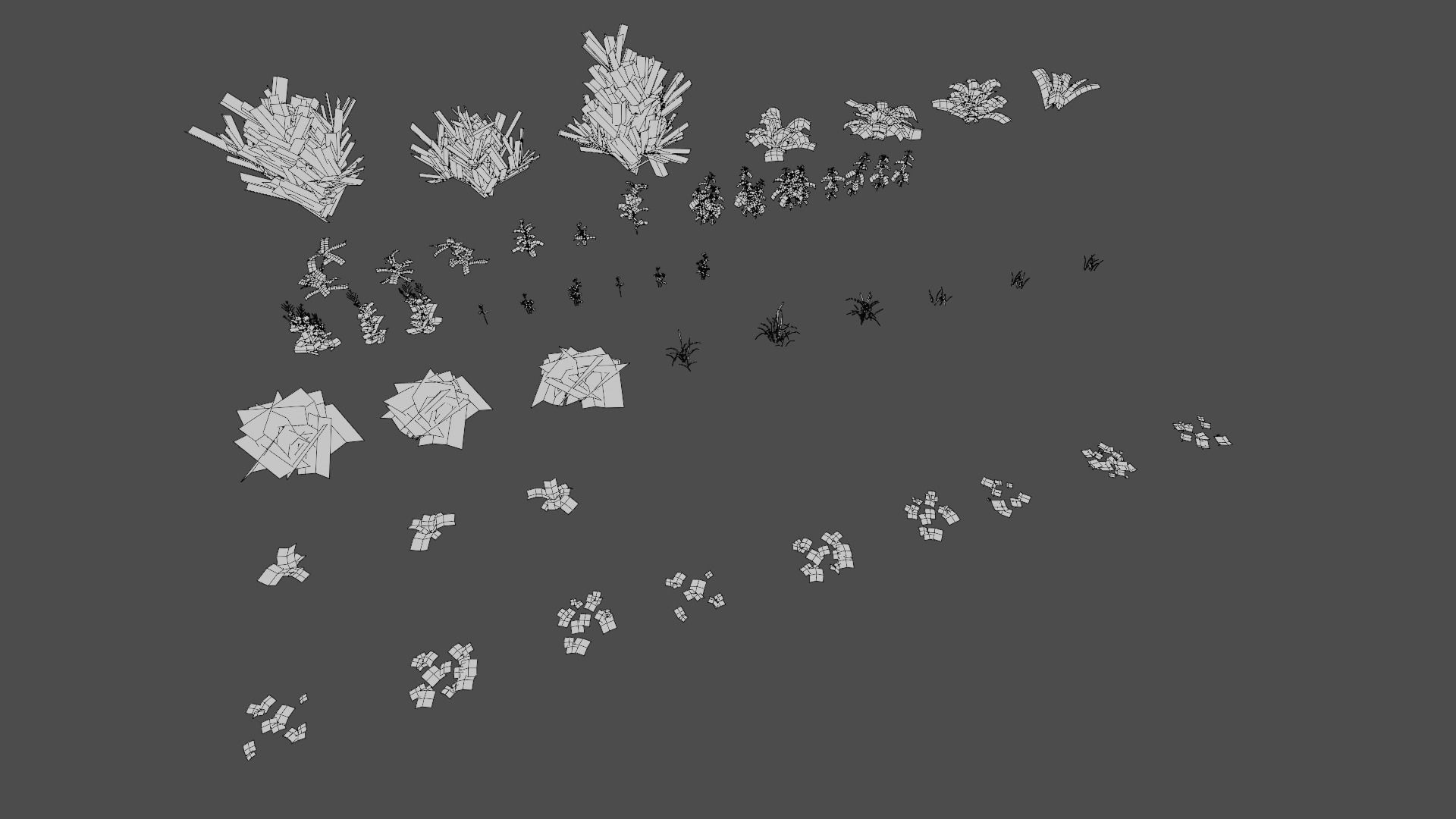 The Cemetery Pack Low-poly 3D model_123