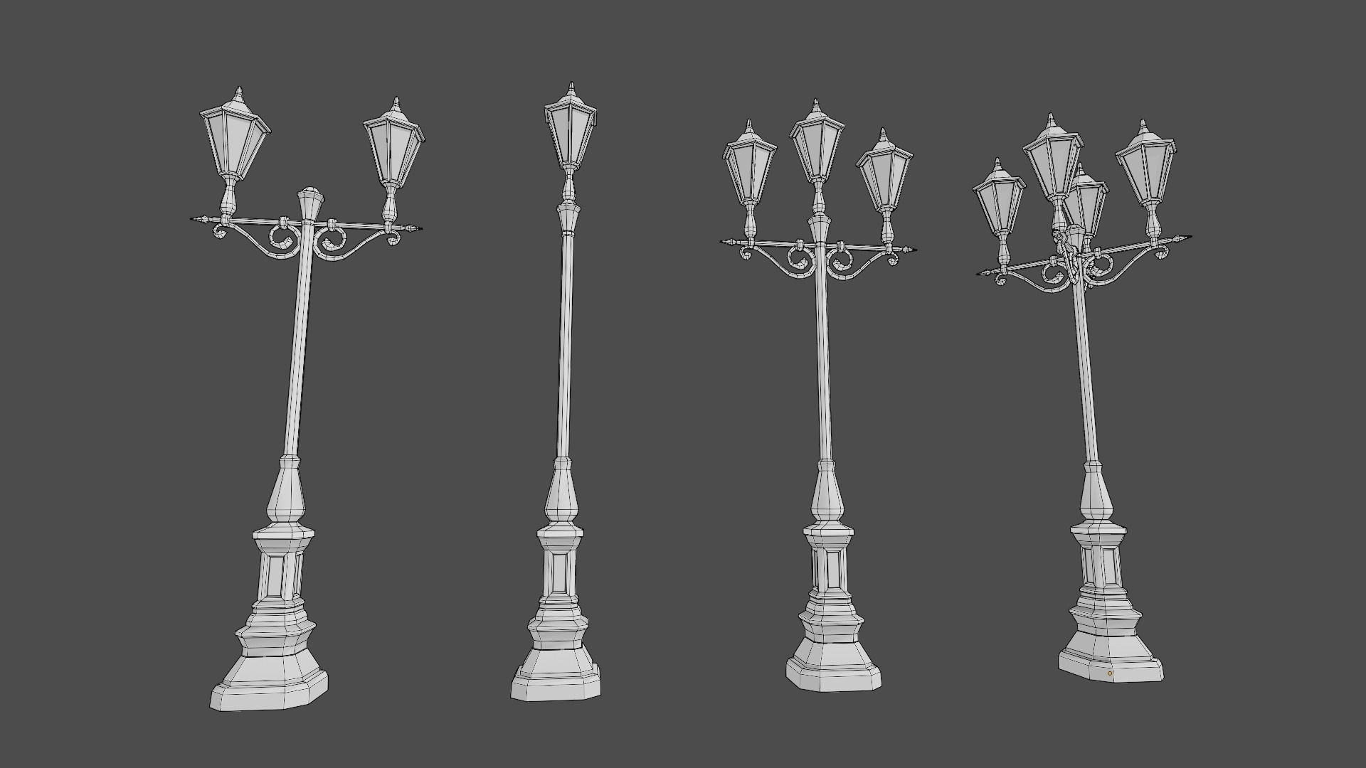 The Cemetery Pack Low-poly 3D model_95