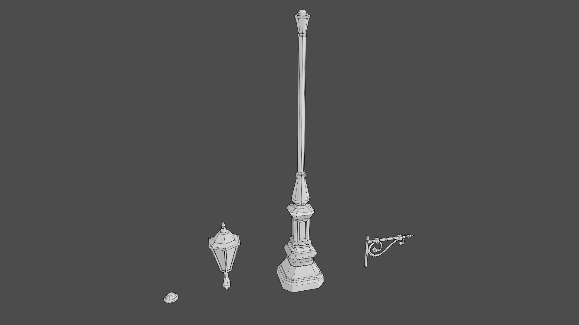 The Cemetery Pack Low-poly 3D model_93