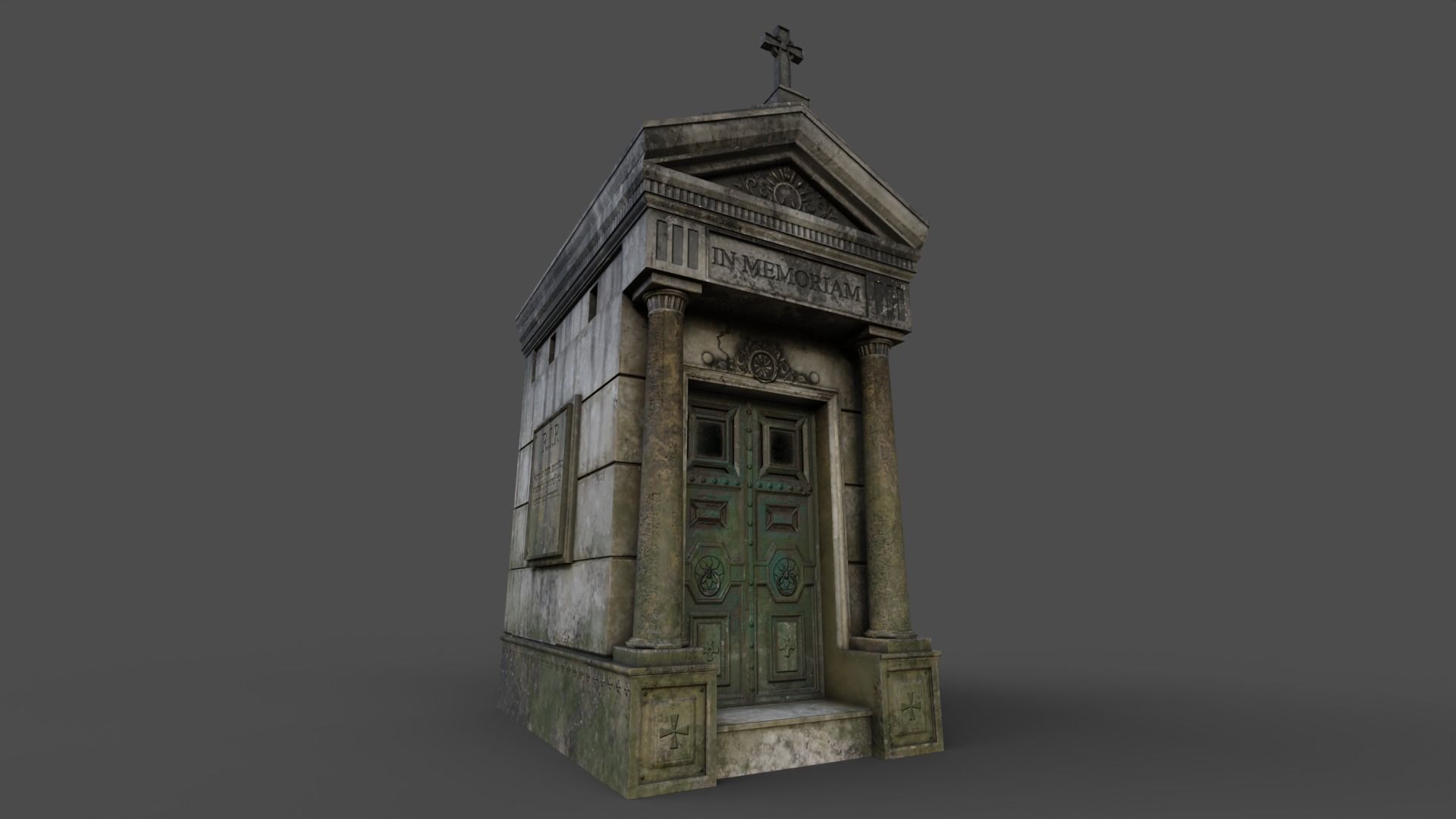 The Cemetery Pack Low-poly 3D model_29