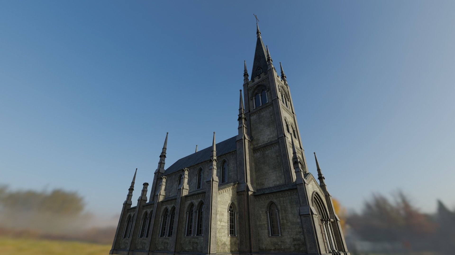 The Cemetery Pack Low-poly 3D model_88