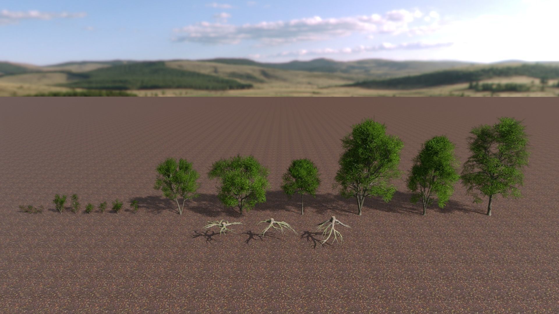 The Cemetery Pack Low-poly 3D model_142