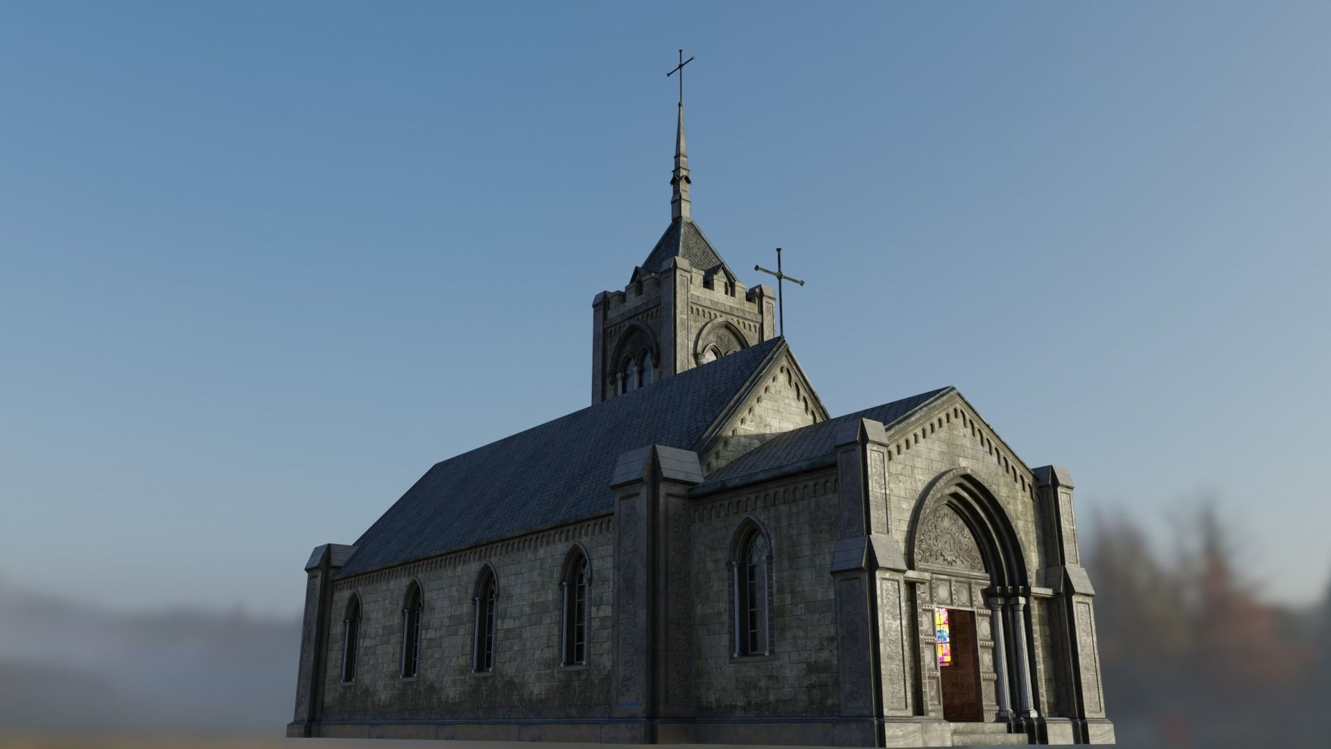 The Cemetery Pack Low-poly 3D model_90