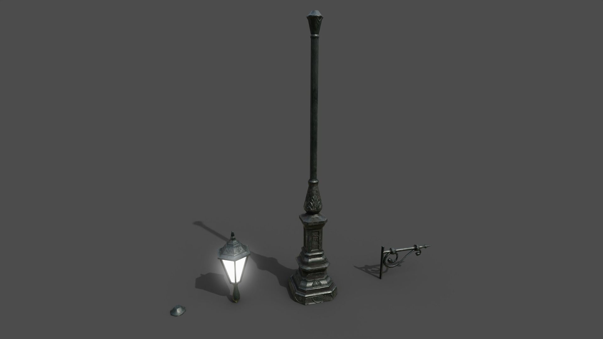 The Cemetery Pack Low-poly 3D model_92