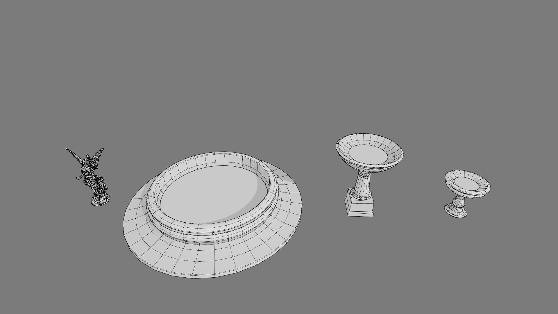 The Cemetery Pack Low-poly 3D model_101