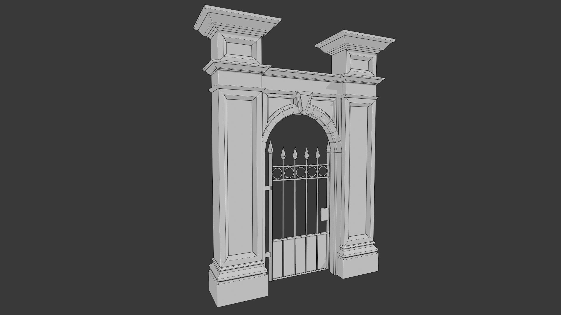 The Cemetery Pack Low-poly 3D model_70