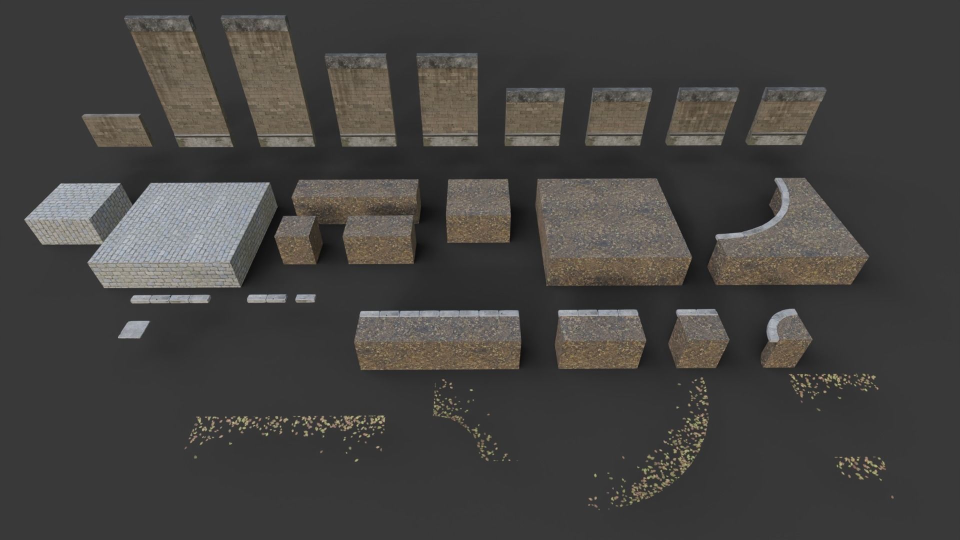 The Cemetery Pack Low-poly 3D model_64