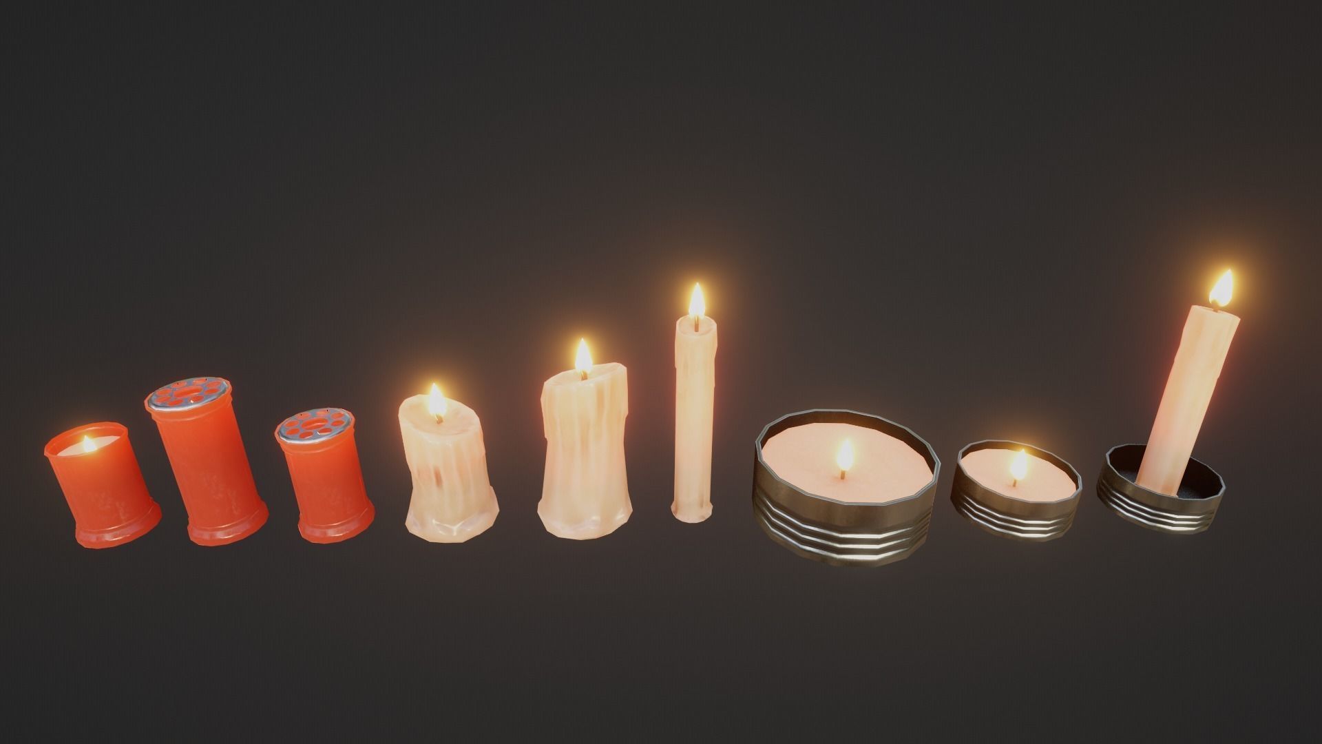 The Cemetery Pack Low-poly 3D model_108