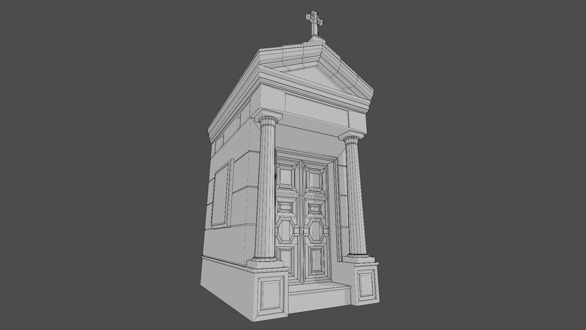 The Cemetery Pack Low-poly 3D model_30