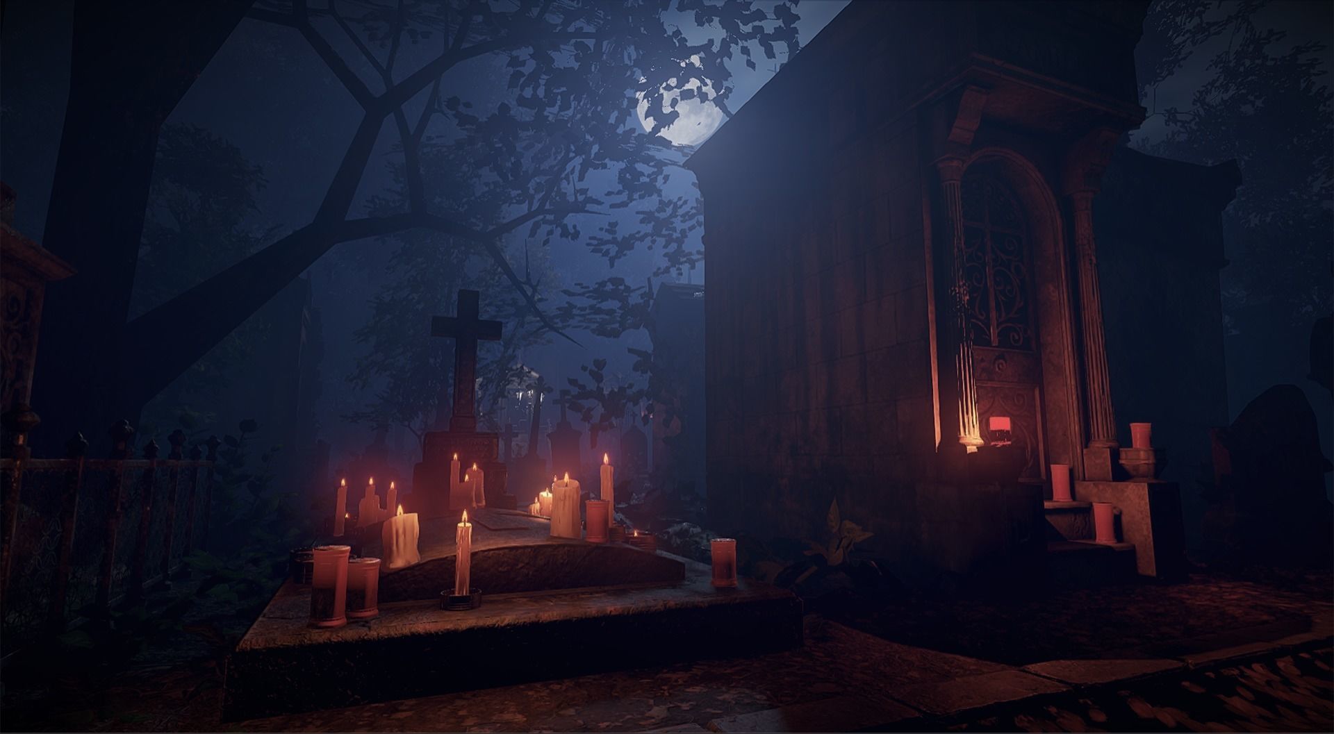 The Cemetery Pack Low-poly 3D model_18