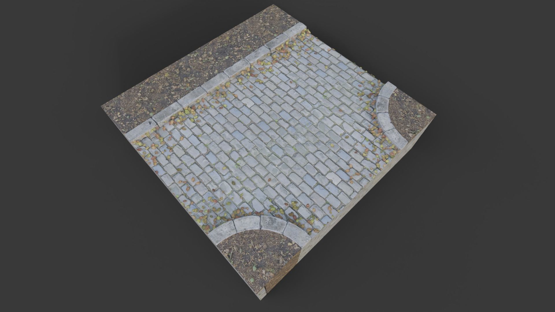 The Cemetery Pack Low-poly 3D model_73