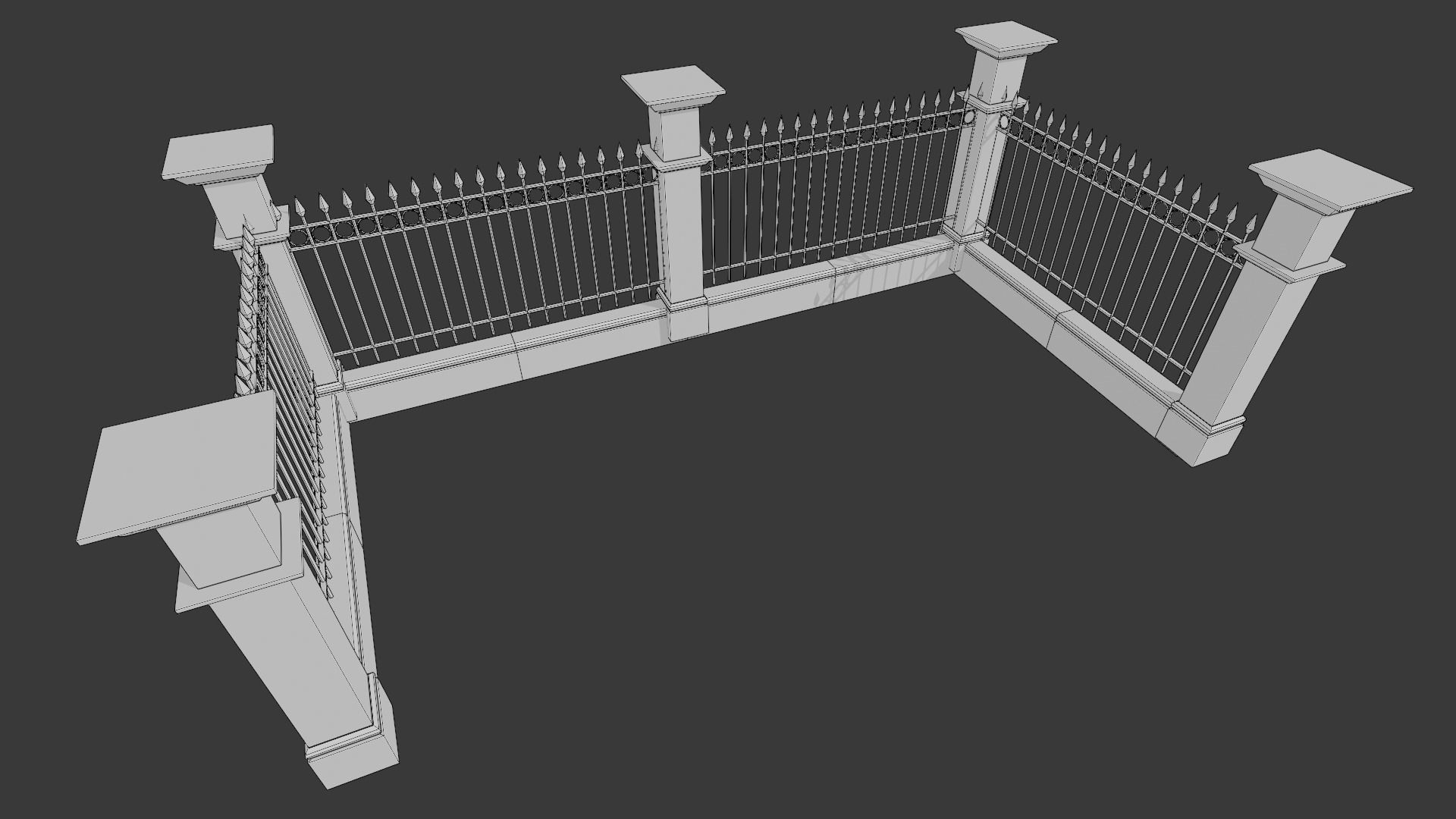 The Cemetery Pack Low-poly 3D model_76