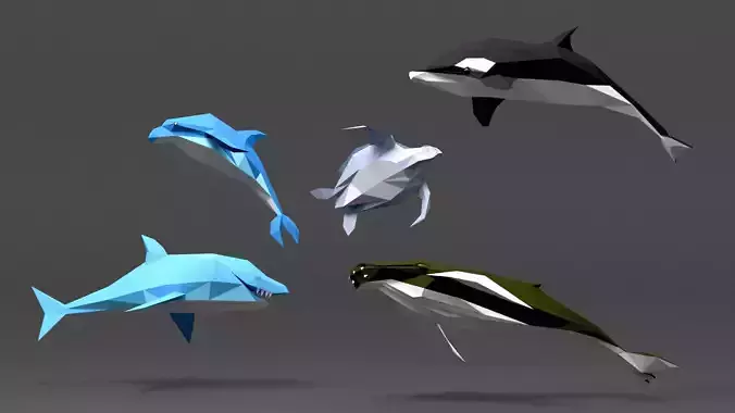 Low poly sea