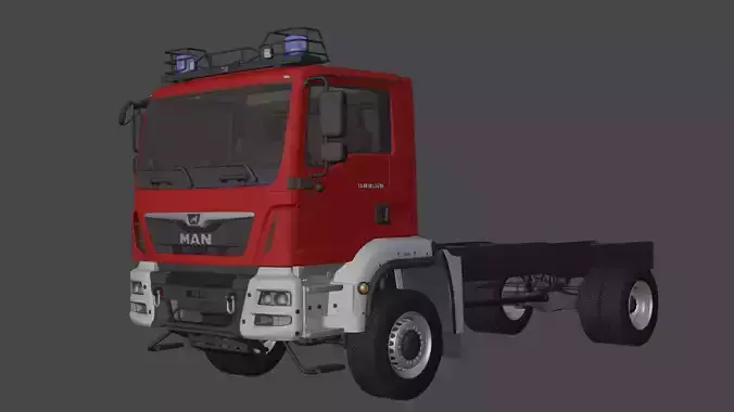 MAN TGM 18 320 HQ Interior for fire engines