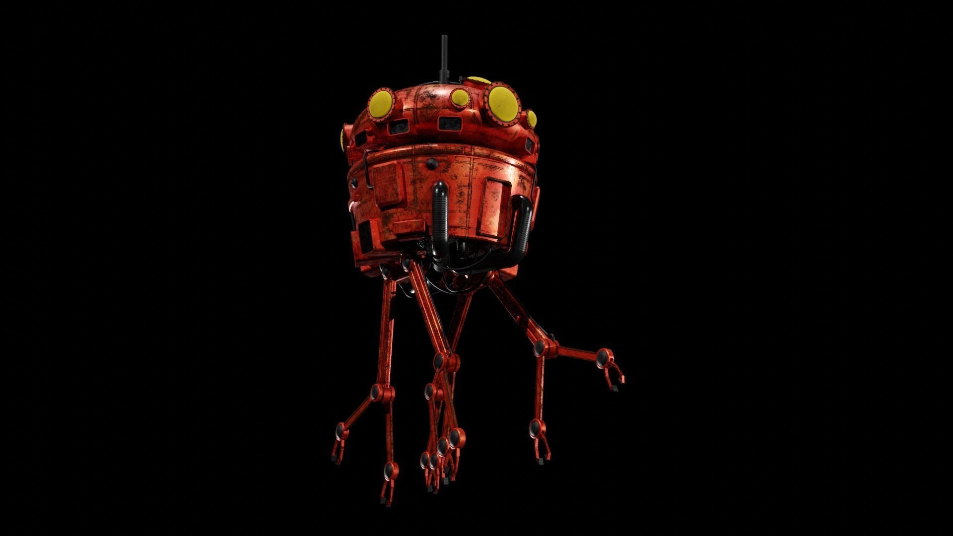 Sci-Fi Collector 3D Model Low-poly 3D model_14