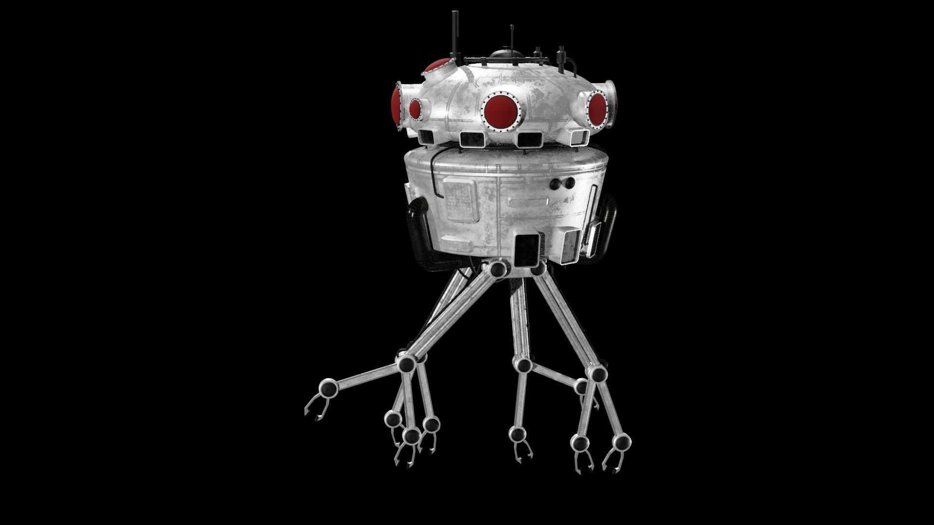 Sci-Fi Collector 3D Model Low-poly 3D model_16