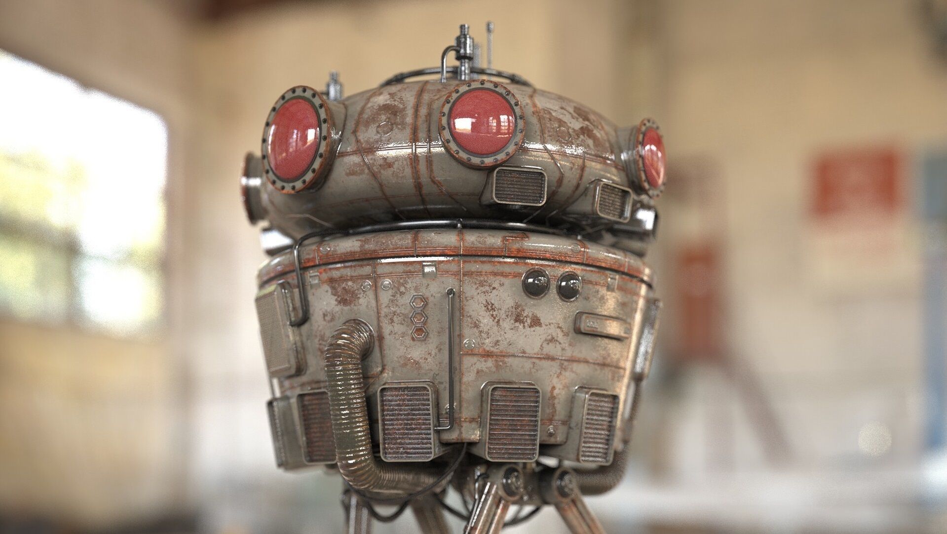 Sci-Fi Collector 3D Model Low-poly 3D model_1