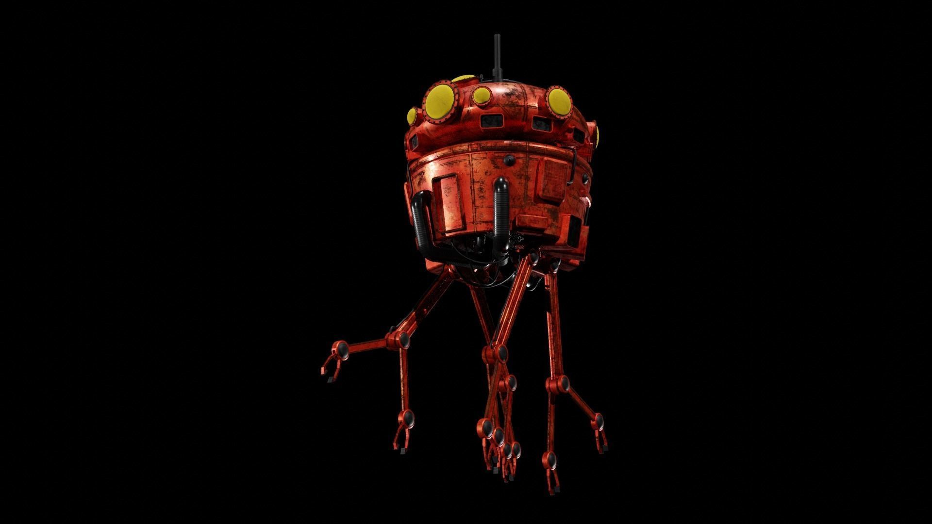 Sci-Fi Collector 3D Model Low-poly 3D model_13