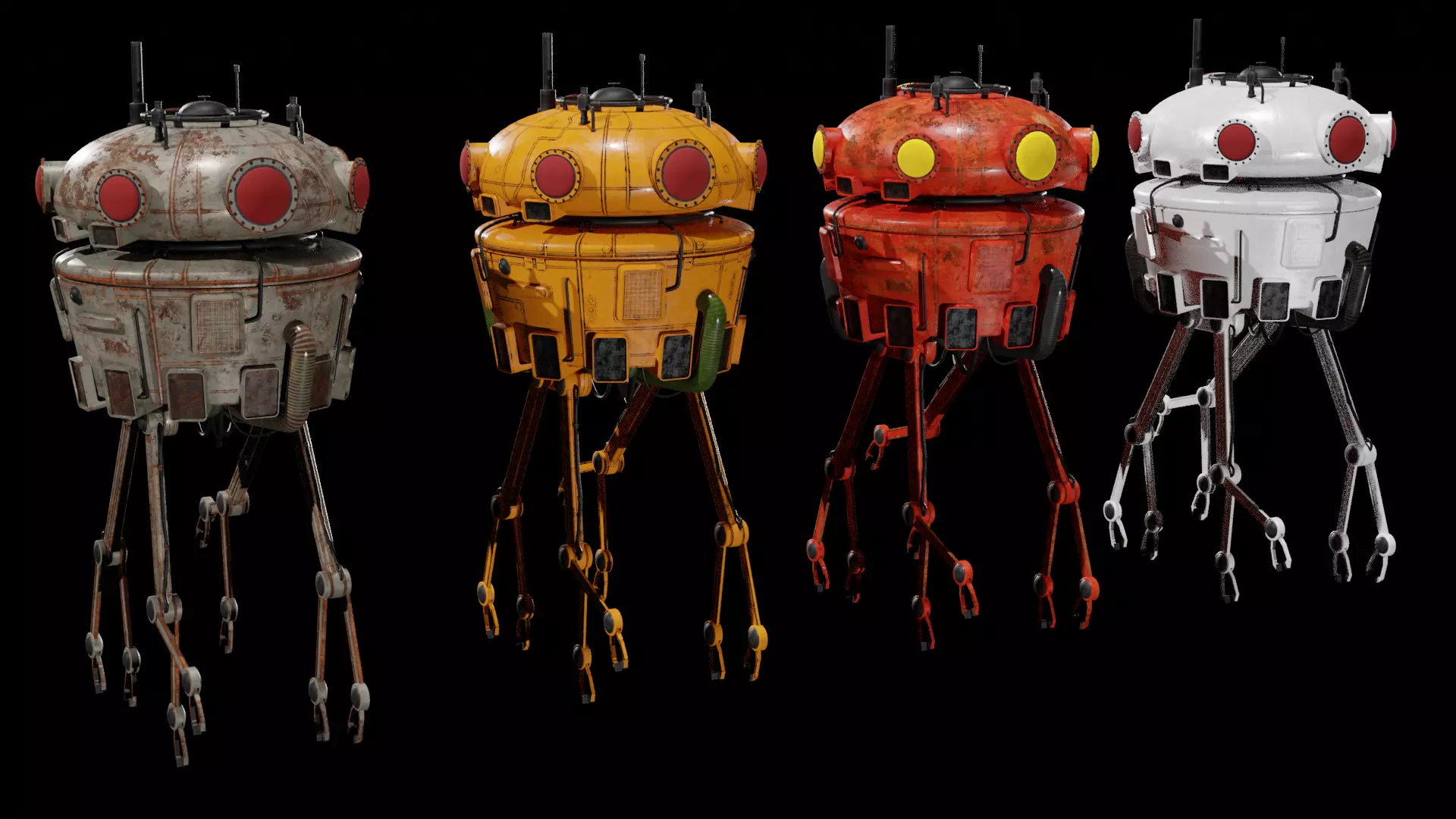 Sci-Fi Collector 3D Model Low-poly 3D model_0