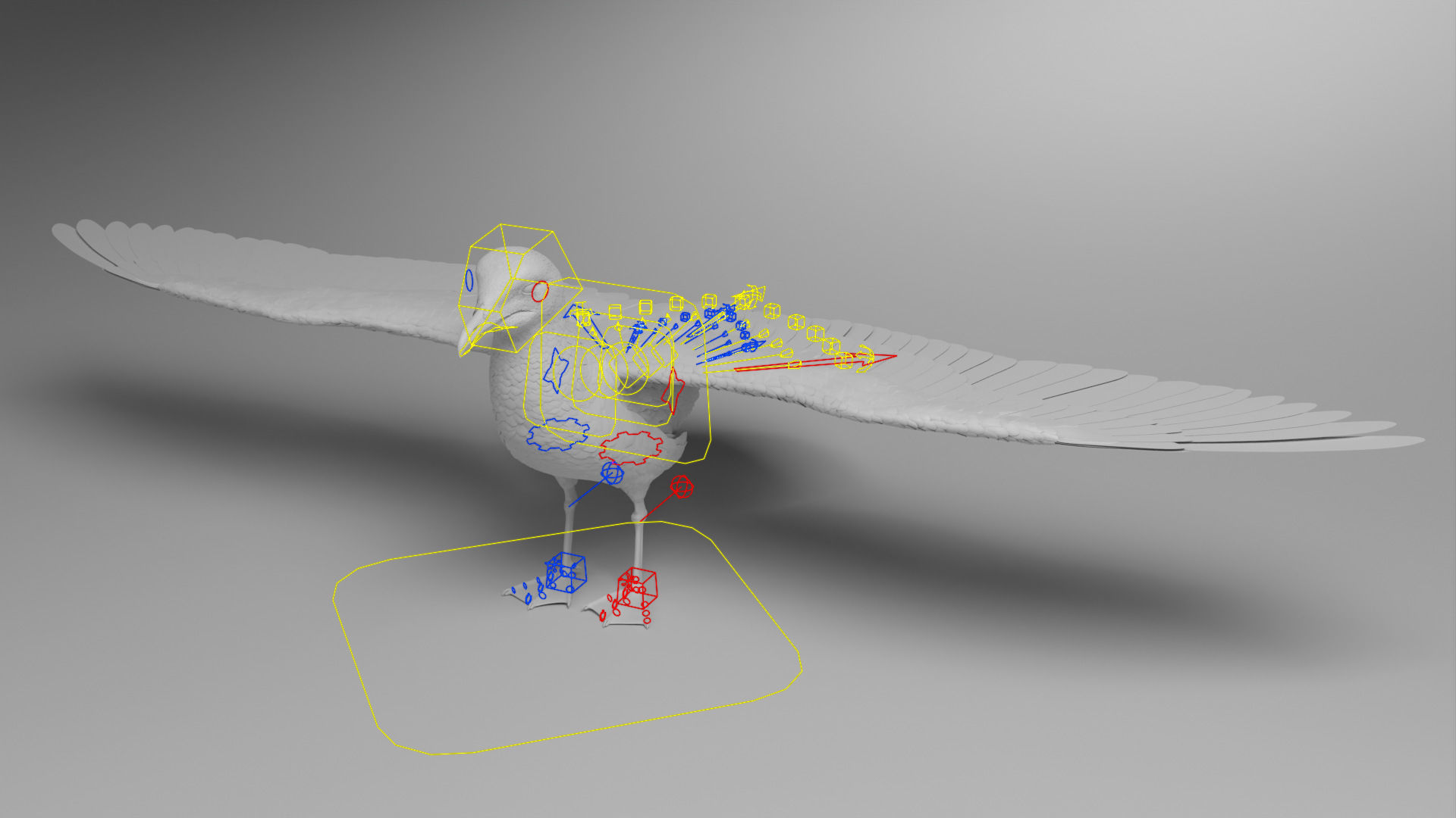 Seagull Animation - VFX Grace 3D model_19