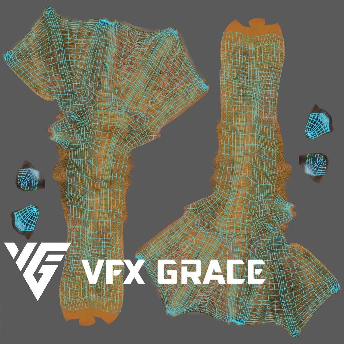 Seagull Animation - VFX Grace 3D model_24