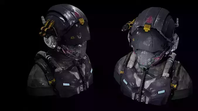  Futuristic Sci-Fi Suit