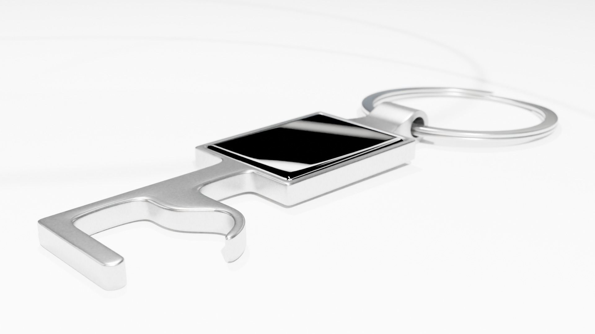 BOTTLE OPENER AND KEY HOLDER 3D print model_1