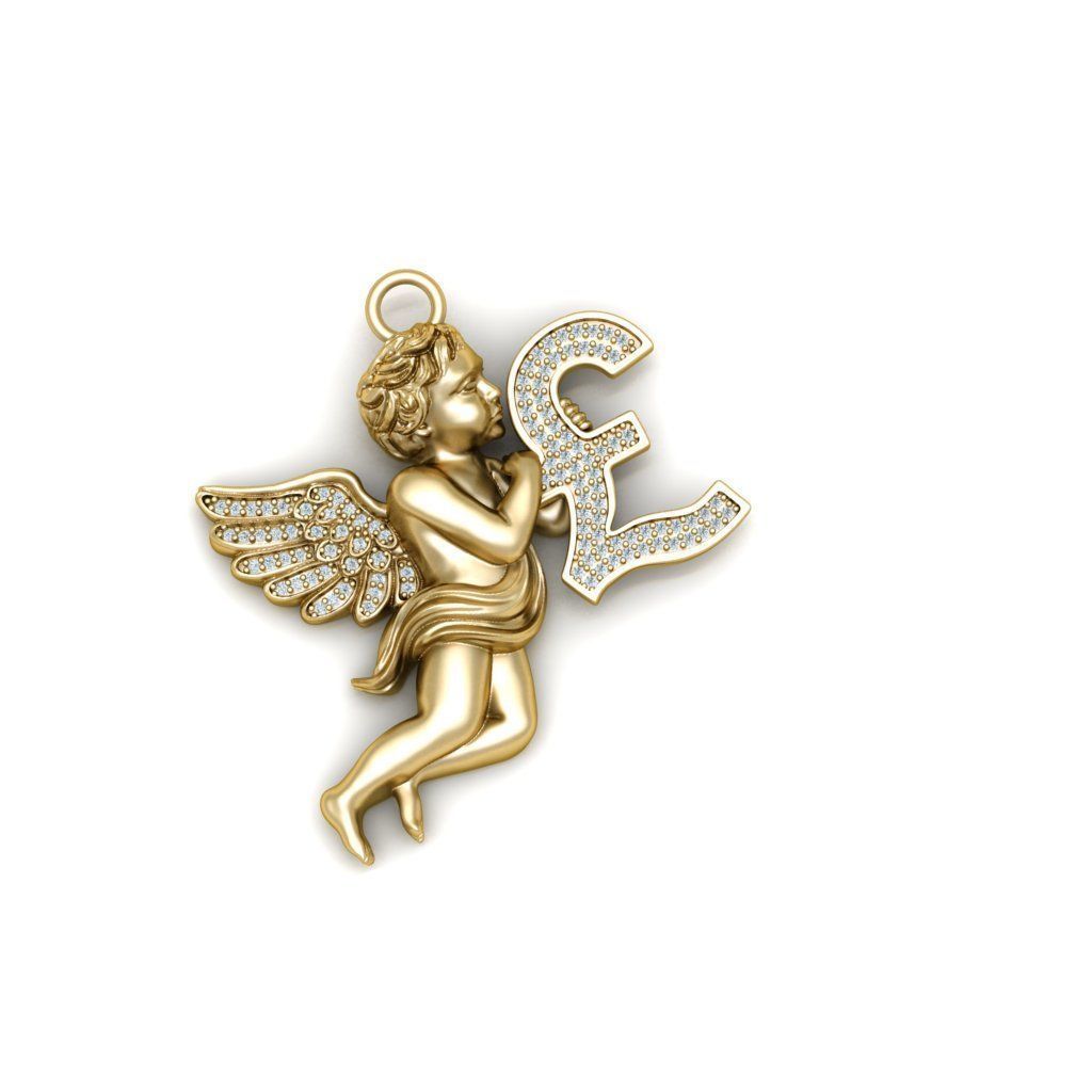 3d angel zbrush model 3D print model_2