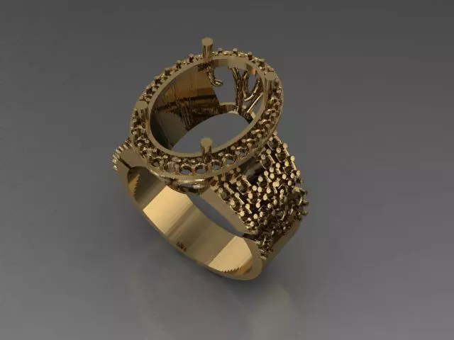 fancy ring for free download Free 3D print model