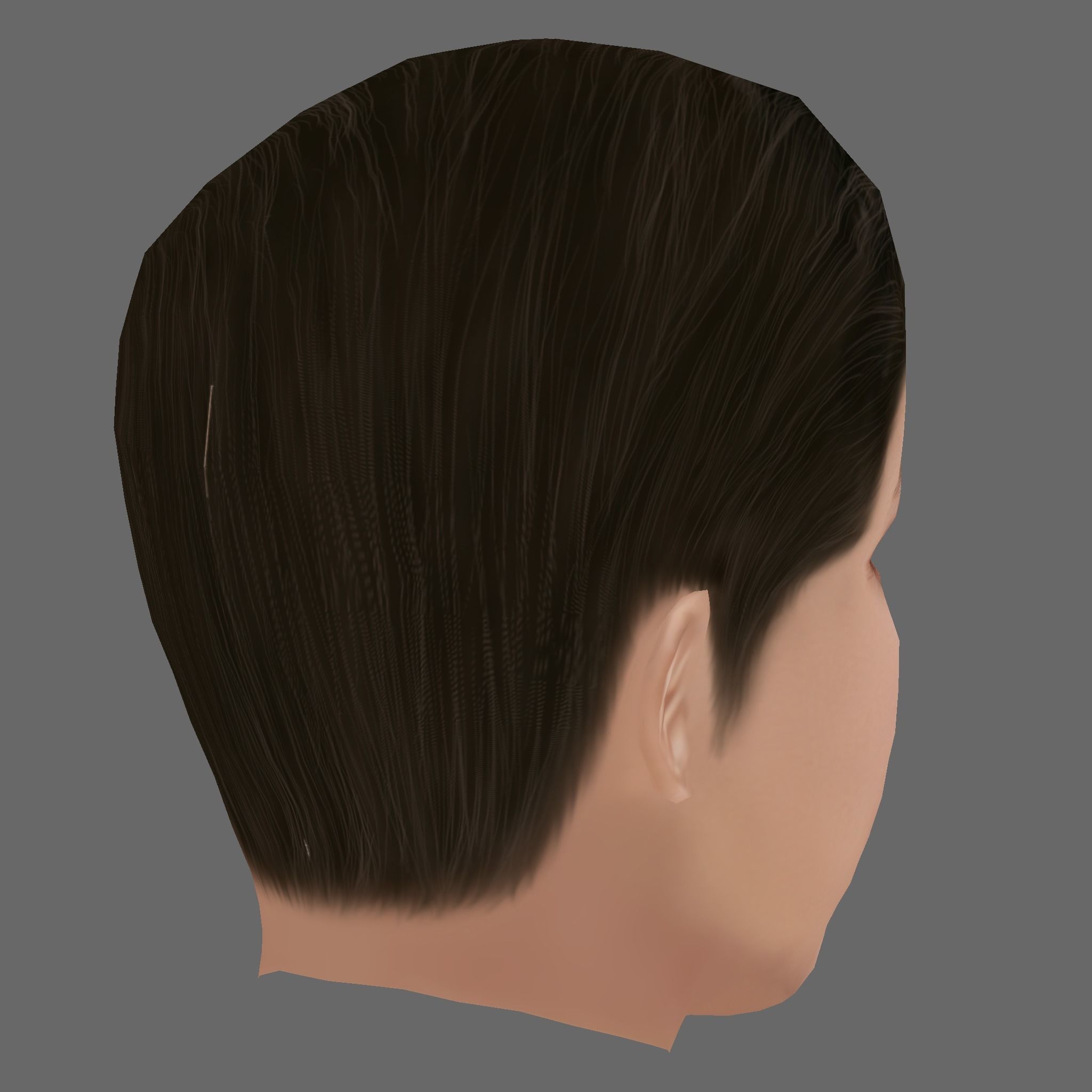 Matt Rife Head - Low poly head for game Low-poly Low-poly 3D model_4