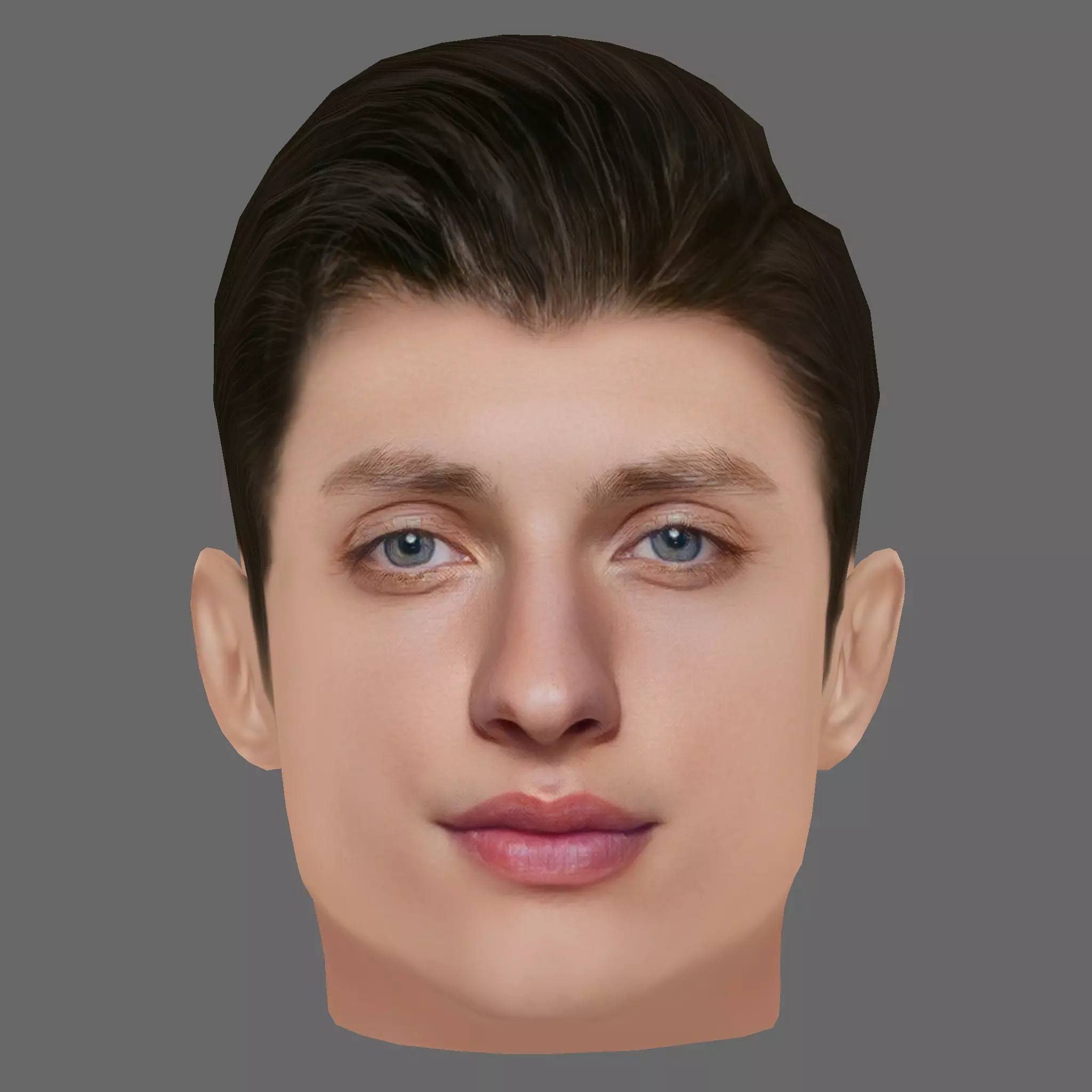 Matt Rife Head - Low poly head for game Low-poly Low-poly 3D model_0