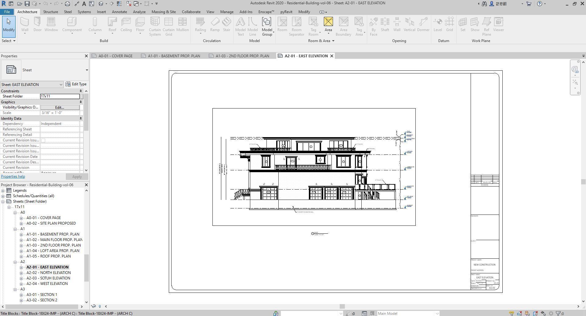 Residential-Building-vol-06-Plan 3D model_17