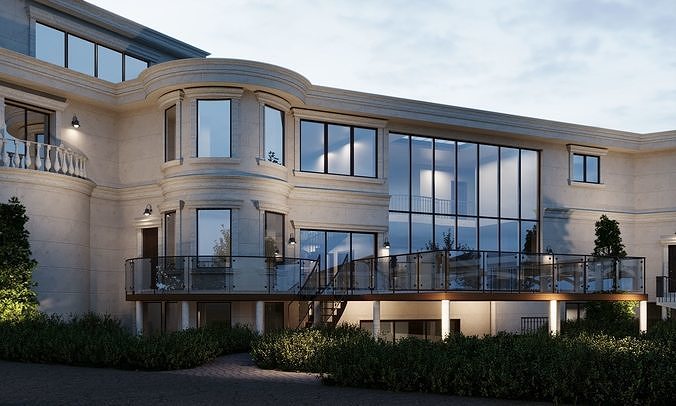 Residential-Building-vol-06-Plan 3D model 5