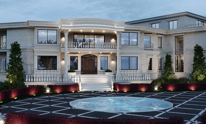 Residential-Building-vol-06-Plan 3D model 2