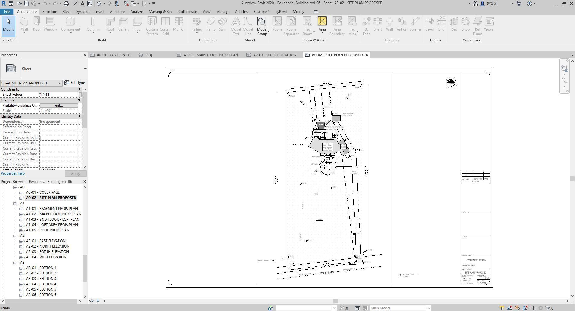 Residential-Building-vol-06-Plan 3D model_10