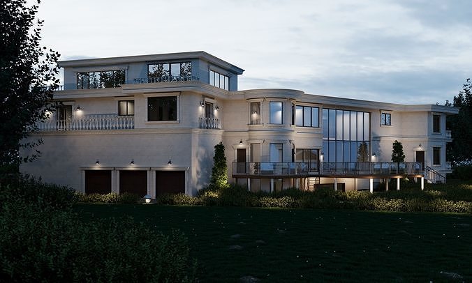 Residential-Building-vol-06-Plan 3D model 4