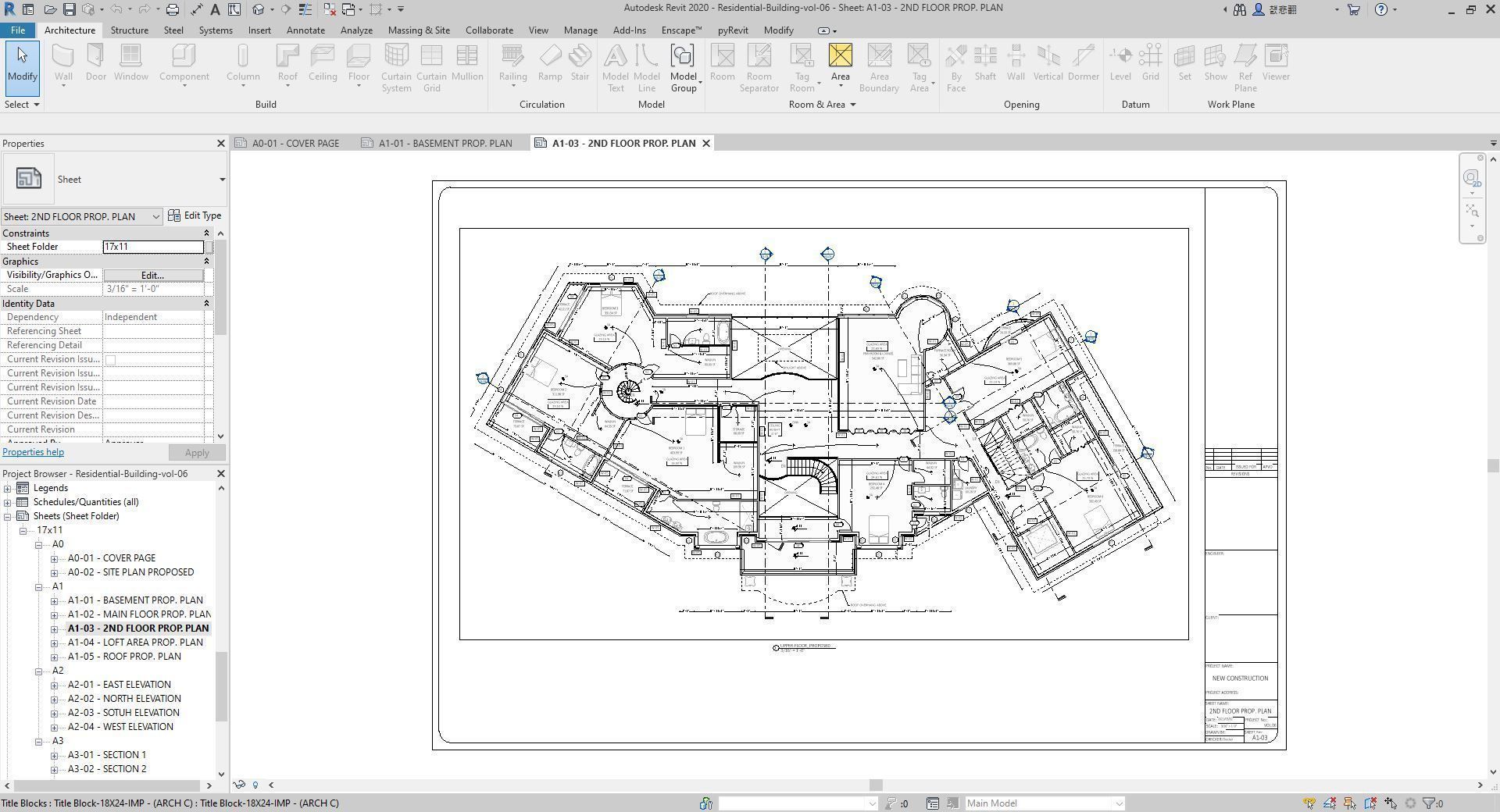 Residential-Building-vol-06-Plan 3D model_13