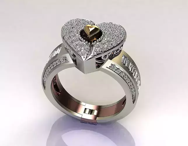 Openable jewelry ring