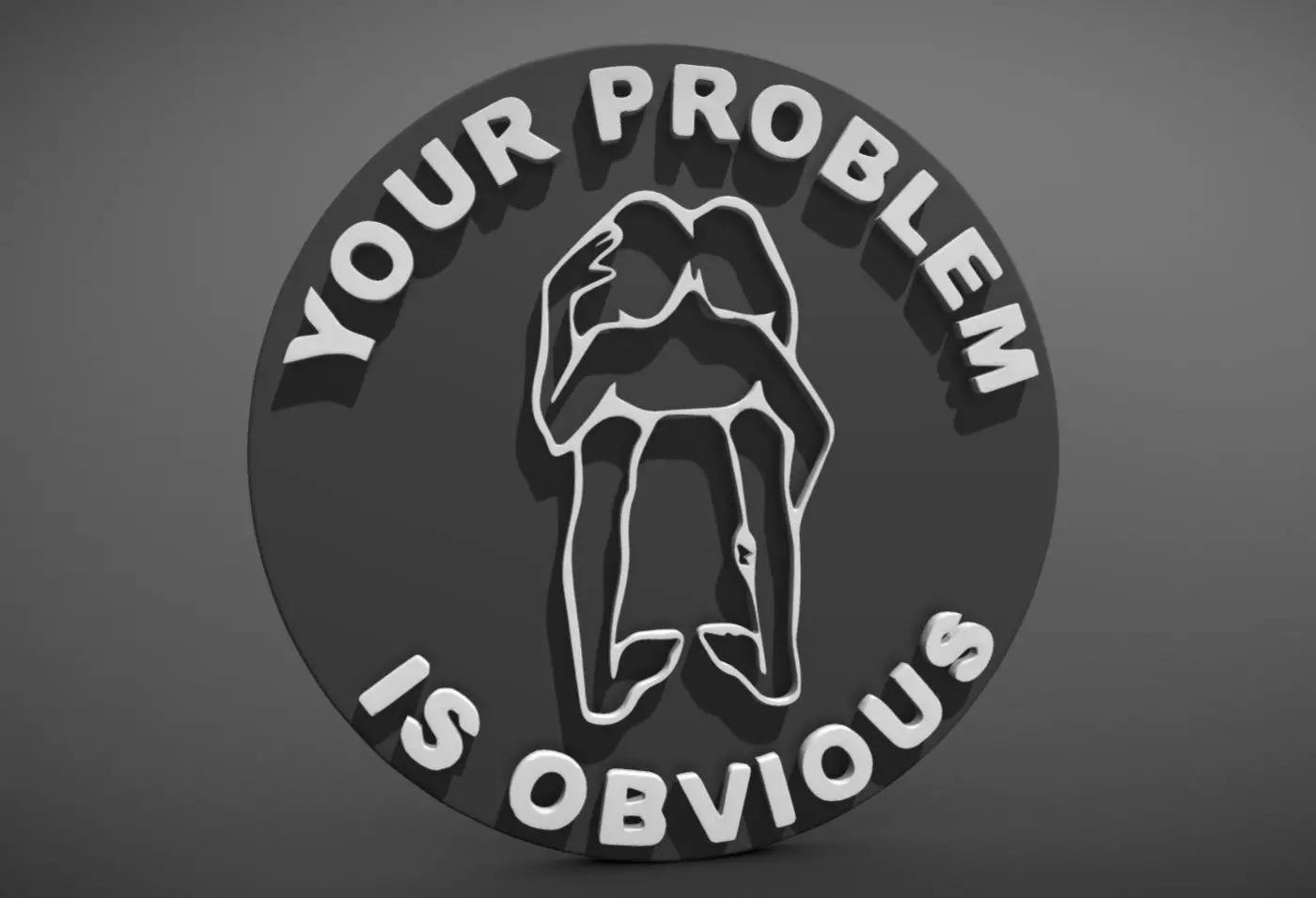 SEXY STENCIL 3D print model_0