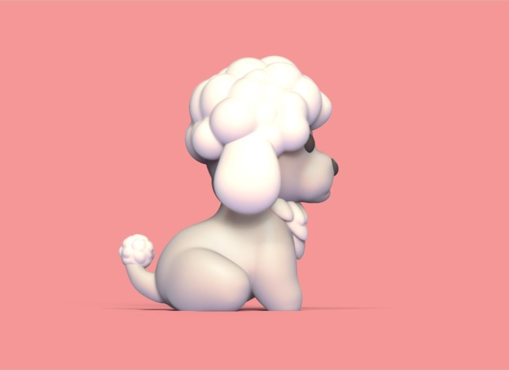 Little Poodle 3D print model_3