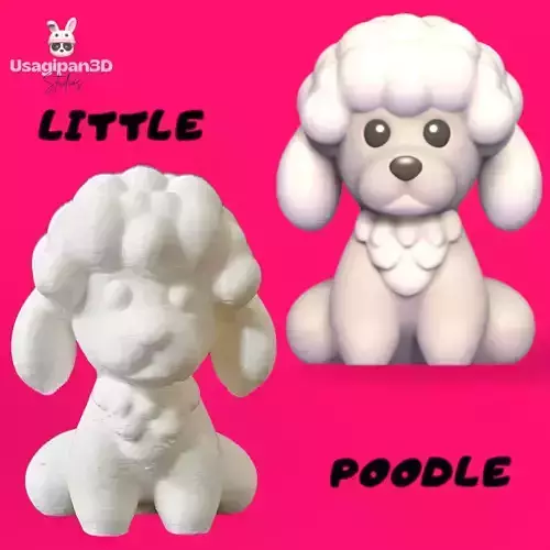 Little Poodle 3D print model