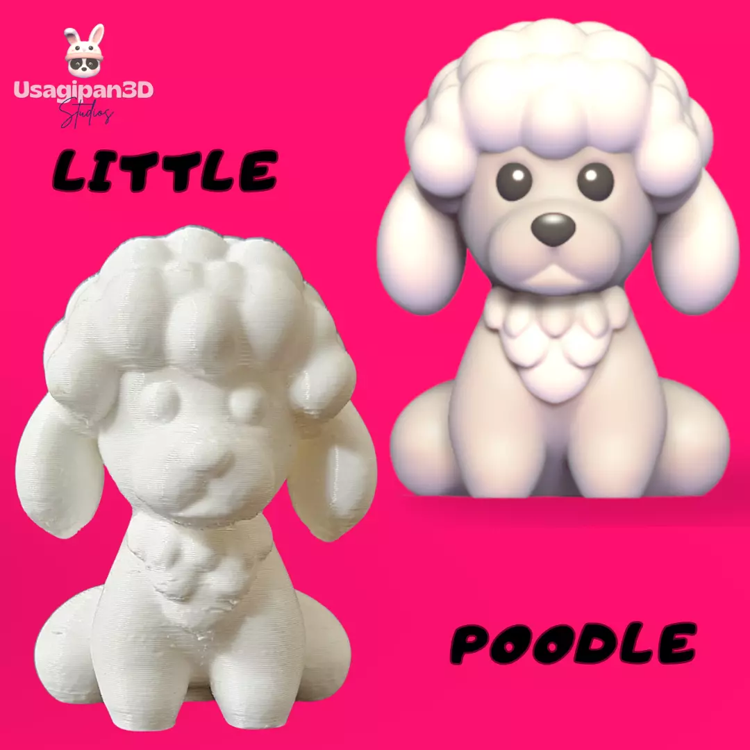 Little Poodle 3D print model_0