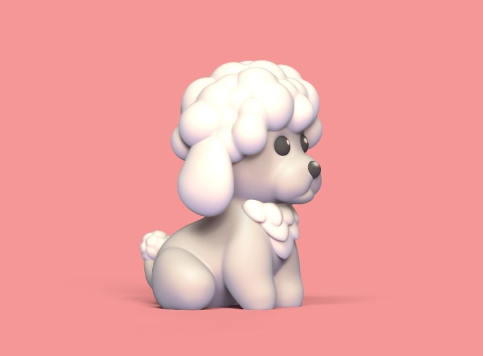 Little Poodle 3D print model_2
