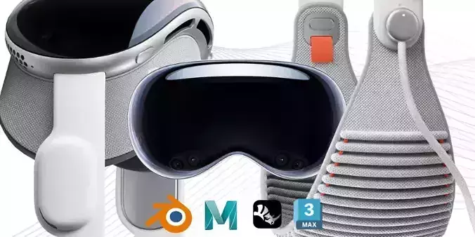 Apple Vision Pro 2024 - 3D Model
